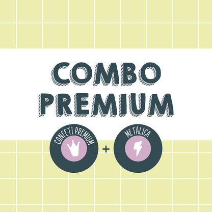 COMBO PREMIUM: METÁLICA + CLUB CONFETI PREMIUM- SUSCRIPCIÓN CUATRIMESTRAL DE PAGO MENSUAL - SCRAPBOOKING