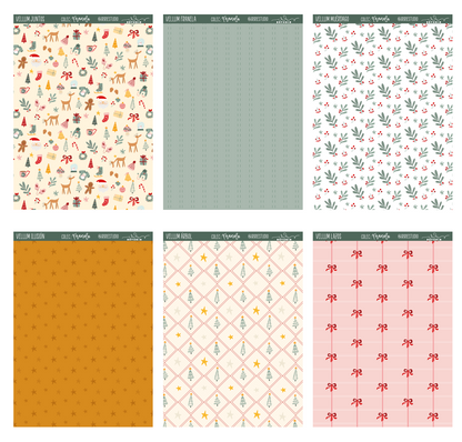 PACK 6 VELLUMS FRANELA - SCRAPBOOKING