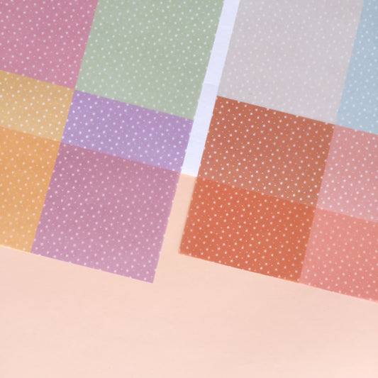KIT 2 VELLUMS MINI ESTRELLAS 6X8"- COLEC. INFINITA - SCRAPBOOKING
