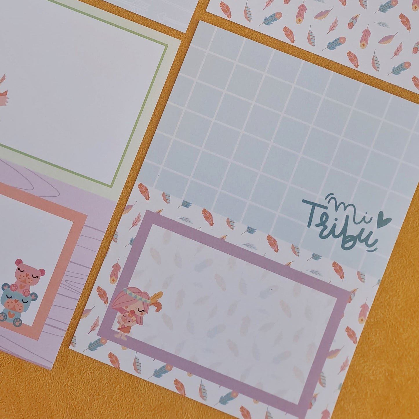 PACK 58 TARJETAS PEQUEÑO TIPI - SCRAPBOOKING