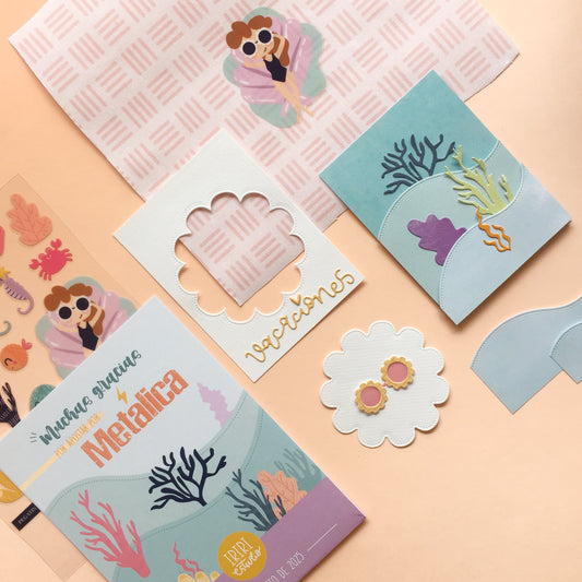 KIT METÁLICA AGOSTO 2025 - EXCLUSIVO SUSCRIPTORAS - SCRAPBOOKING