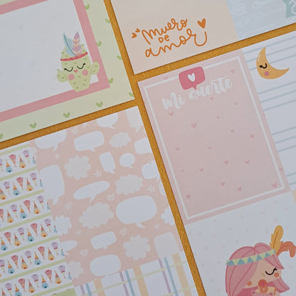 PACK 58 TARJETAS PEQUEÑO TIPI - SCRAPBOOKING