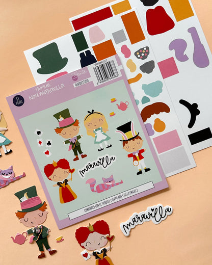 PACK MARAVILLA (troquel + troquelable) - COLEC. INFINITA - SCRAPBOOKING