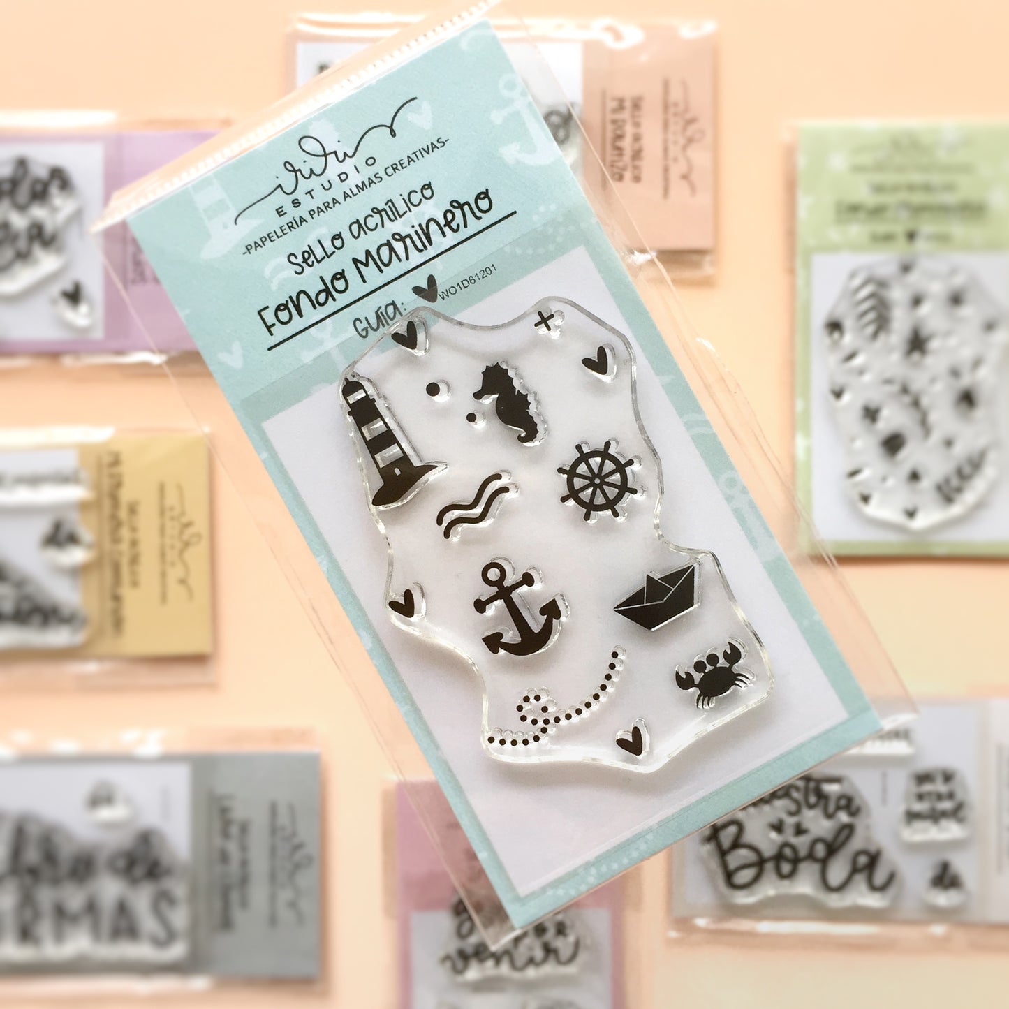 SELLO FONDO MARINERO (5X7) - BBC Y EVENTOS - IMPERDIBLES - SCRAPBOOKING