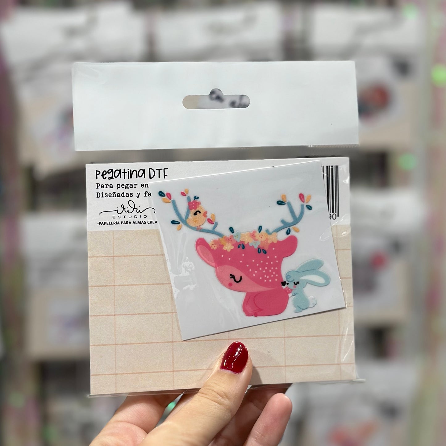 PEGATINA CIERVO DTF  - IMPERDIBLES - SCRAPBOOKING