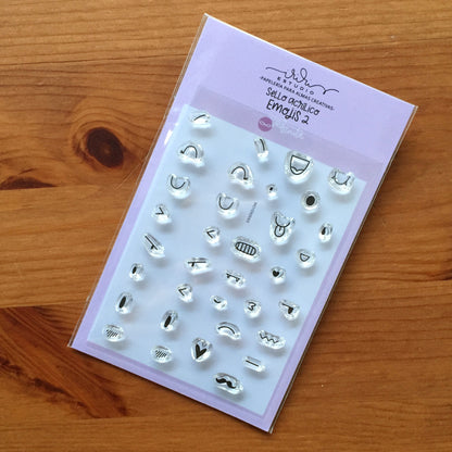 SELLO EMOJIS 2 (para los troqueles) - COL. INFINITA - SCRAPBOOKING