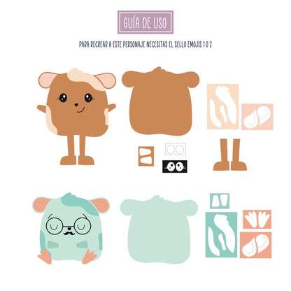 CANARIAS - TROQUEL COLECCIONABLE HAMSTER SCRAPISTA - COL. INFINITA - SCRAPBOOKING