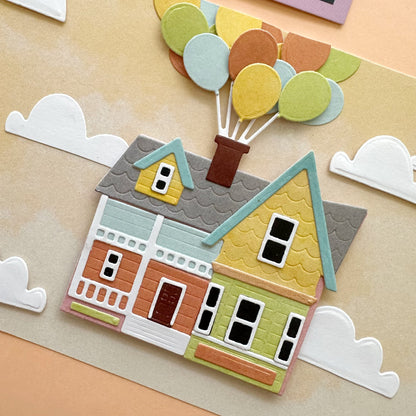 PACK 3 TROQUELES ENTRE NUBES Y SIRENAS - COL. INFINITA - SCRAPBOOKING