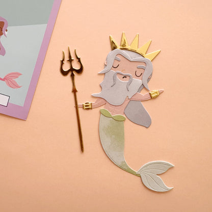 PACK 3 TROQUELES ENTRE NUBES Y SIRENAS - COL. INFINITA - SCRAPBOOKING
