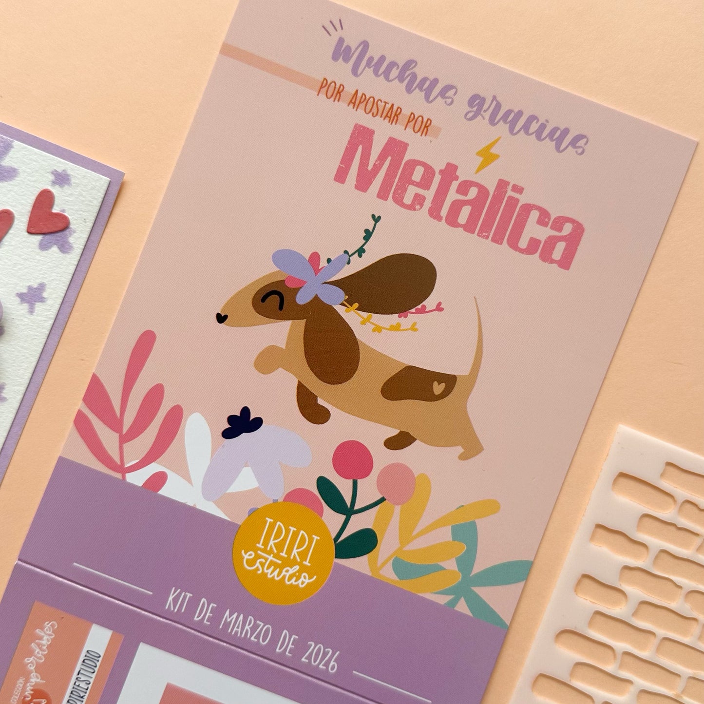 KIT METÁLICA MARZO 2026 - EXCLUSIVO SUSCRIPTORAS - SCRAPBOOKING