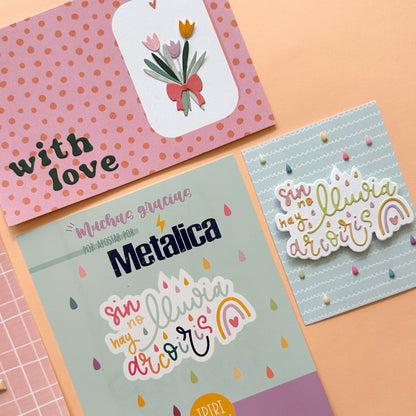 KIT METÁLICA ABRIL 2026 - EXCLUSIVO SUSCRIPTORAS - SCRAPBOOKING