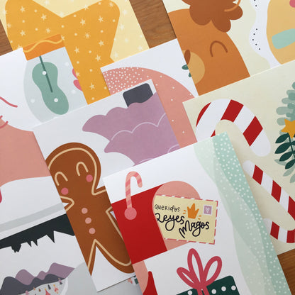 PACK TARJETAS PORTADAS YETI - SCRAPBOOKING