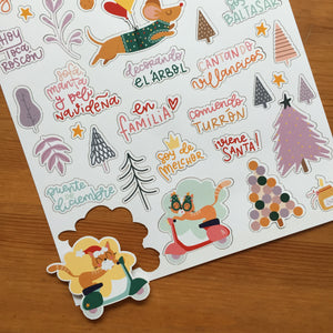 DIE CUTS ESPÍRITU NAVIDEÑO - YETI - SCRAPBOOKING