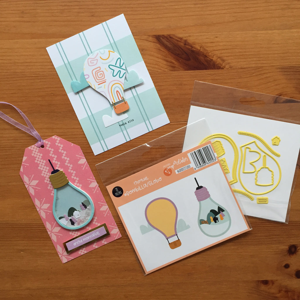TROQUEL BOMBILLA/GLOBO - YETI - IMPERDIBLES - SCRAPBOOKING
