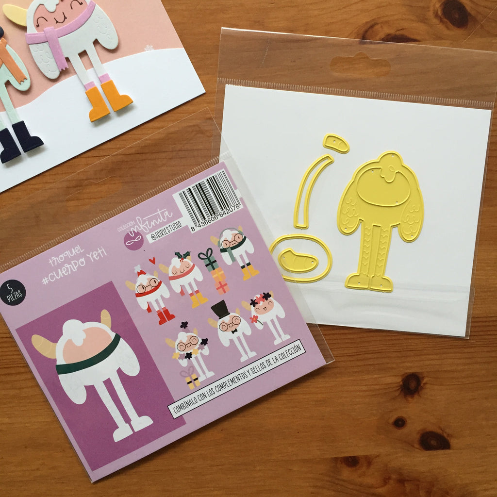 TROQUEL CUERPO YETI - COL. INFINITA - SCRAPBOOKING