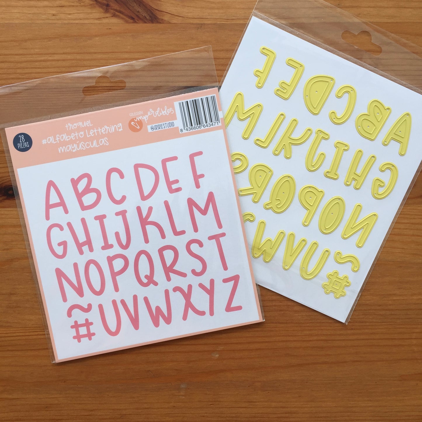 TROQUEL ALFABETO LETTERING MAYÚSCULAS - IMPERDIBLES - SCRAPBOOKING - NOVEDAD