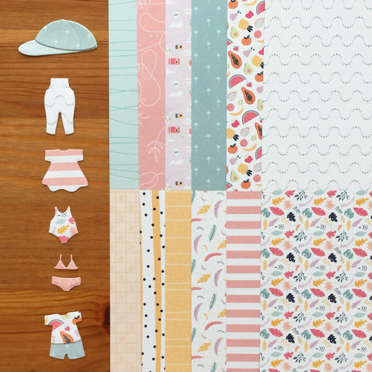 MINI ESTAMPADOS MOGÁN - COLEC. INFINITA - SCRAPBOOKING