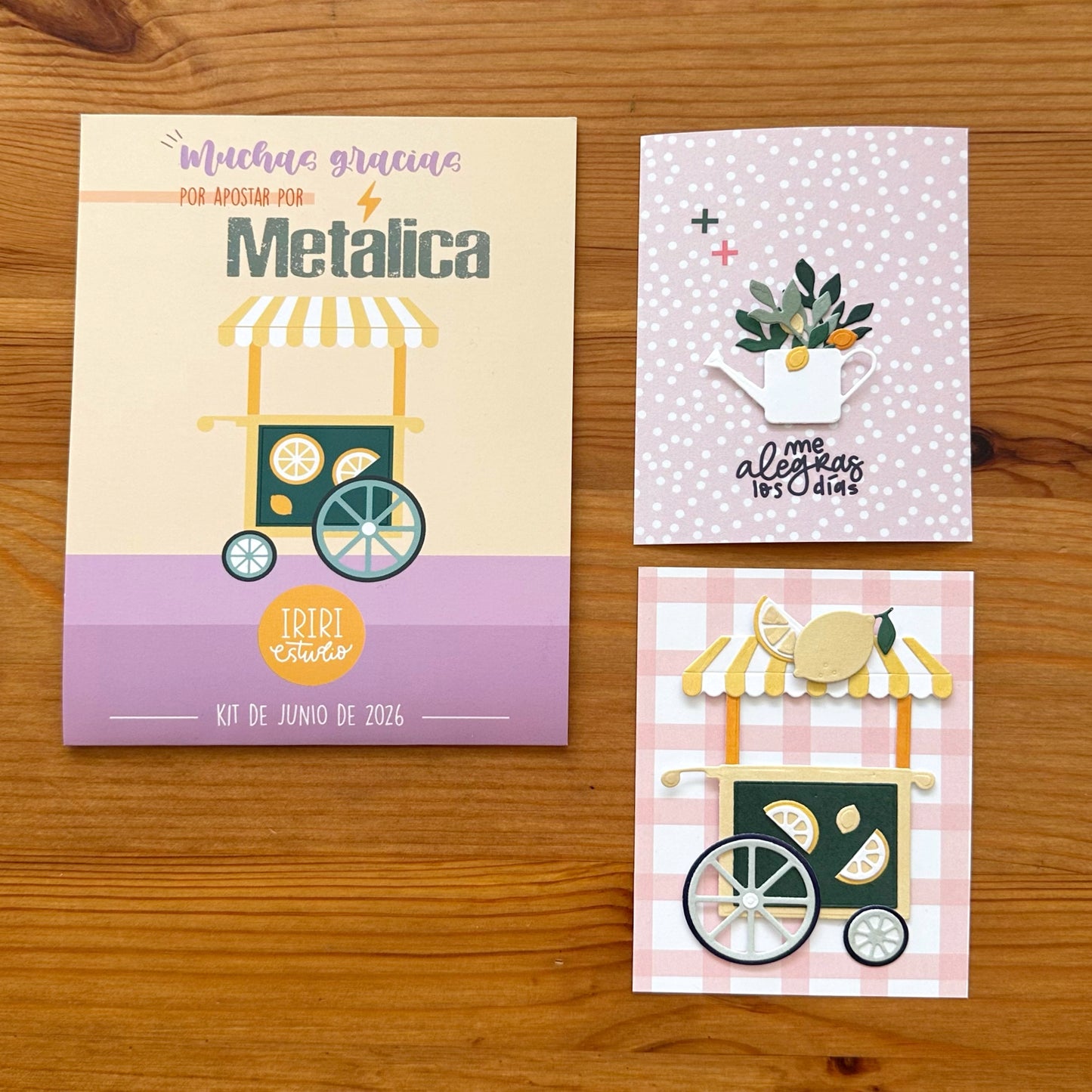 KIT METÁLICA JUNIO 2026 - EXCLUSIVO SUSCRIPTORAS - SCRAPBOOKING