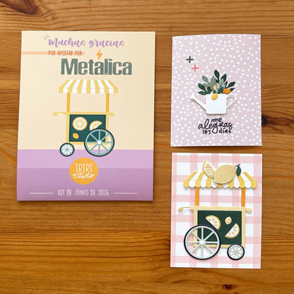 KIT METÁLICA JUNIO 2026 - EXCLUSIVO SUSCRIPTORAS - SCRAPBOOKING