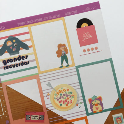 ACETATO TARJETAS RETRO - RETRO - SCRAPBOOKING