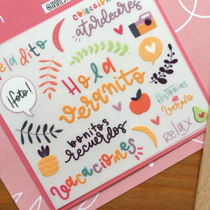 RUBONS MOGÁN - COLEC. FÉNIX - ( PEGATINAS ) - SCRAPBOOKING