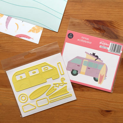 TROQUEL CARAVANA - MOGÁN - COLEC. FÉNIX - SCRAPBOOKING