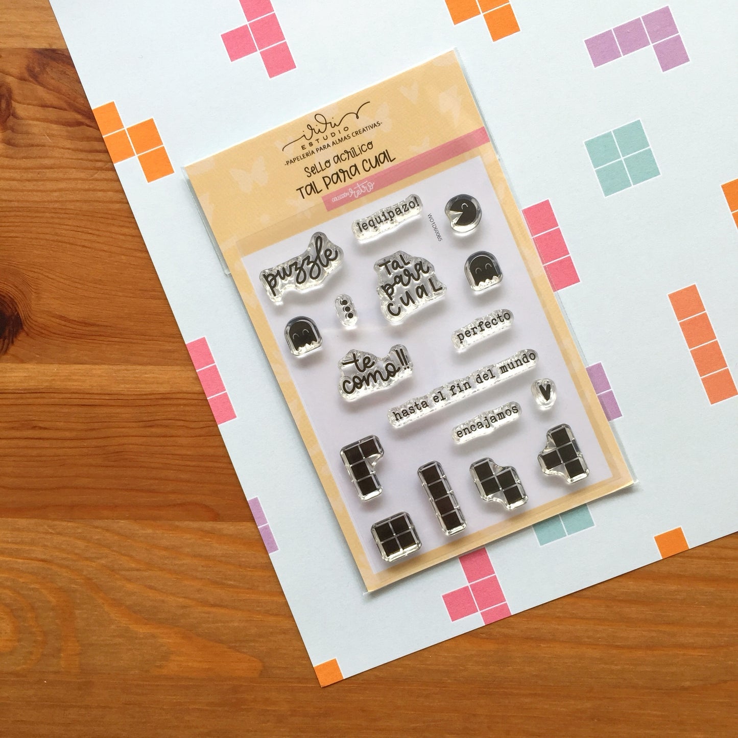 SELLO TAL PARA CUAL (A7) - RETRO - SCRAPBOOKING