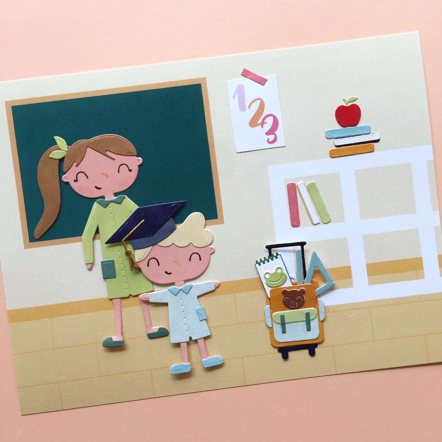 PAPELES FONDOS COLEGIO - COLEC. INFINITA - SCRAPBOOKING