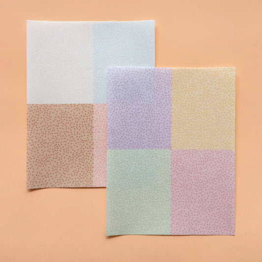 KIT 2 TELAS MINI TOPITOS 6X8"- COLEC. INFINITA - SCRAPBOOKING