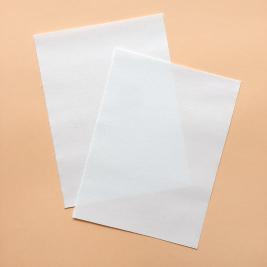 KIT 2 TELAS MINI BLANCAS 6X8"- COLEC. INFINITA - SCRAPBOOKING