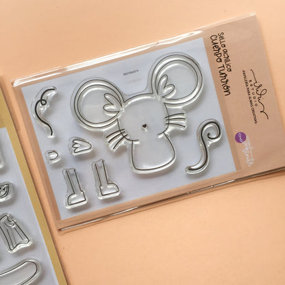 SELLO CUERPO TURRÓN (A7) - COLEC. INFINITA - SCRAPBOOKING
