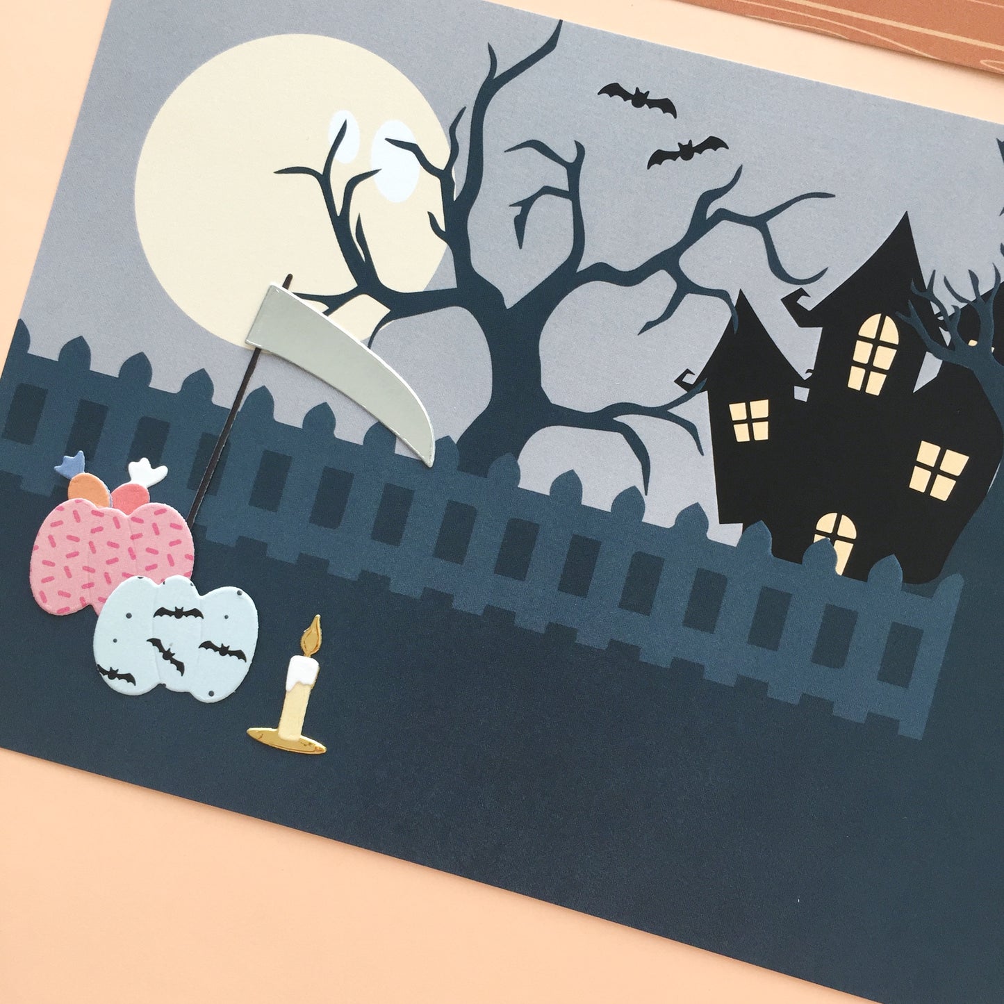 PAPELES FONDOS HALLOWEEN - COLEC. INFINITA - SCRAPBOOKING