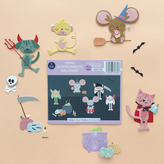 TROQUEL COMPLEMENTOS HALLOWEEN - COL. INFINITA - SCRAPBOOKING
