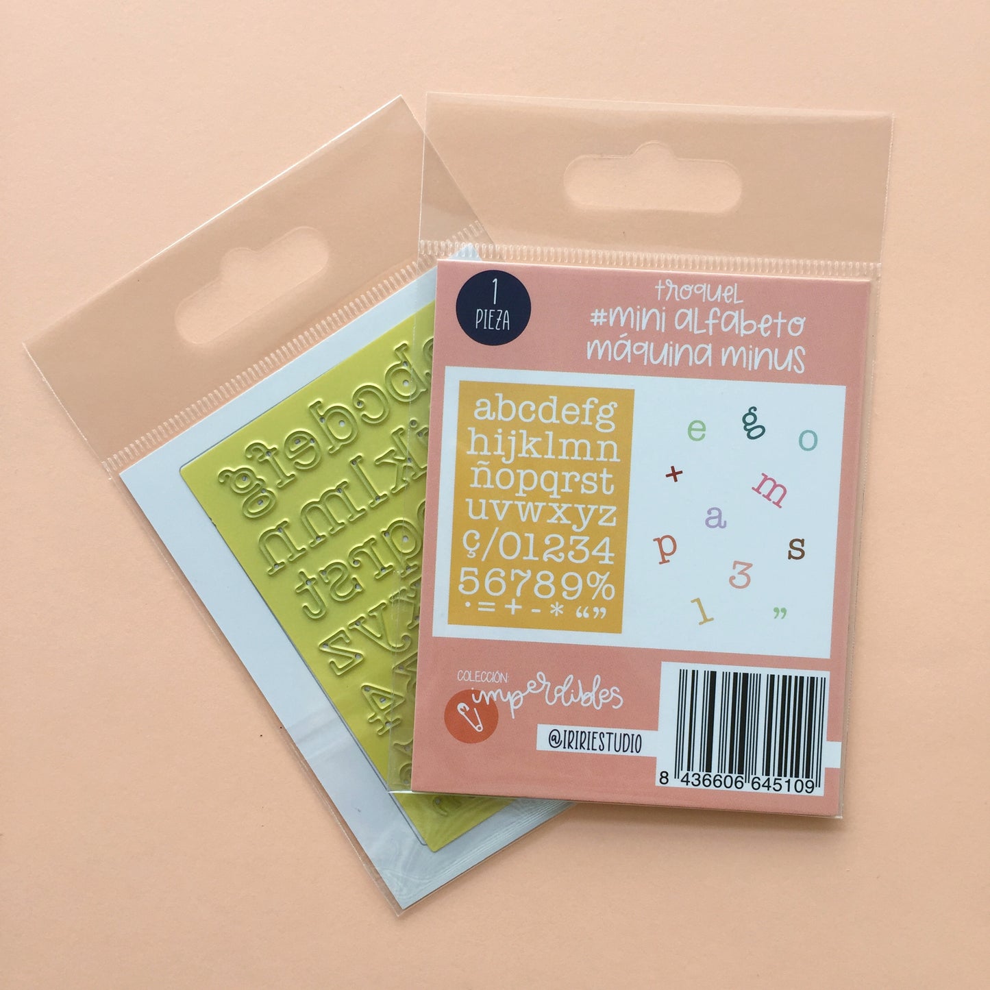 TROQUEL MINI ALFABETO MÁQUINA MINUS - BBC Y EVENTOS - IMPERDIBLES - SCRAPBOOKING