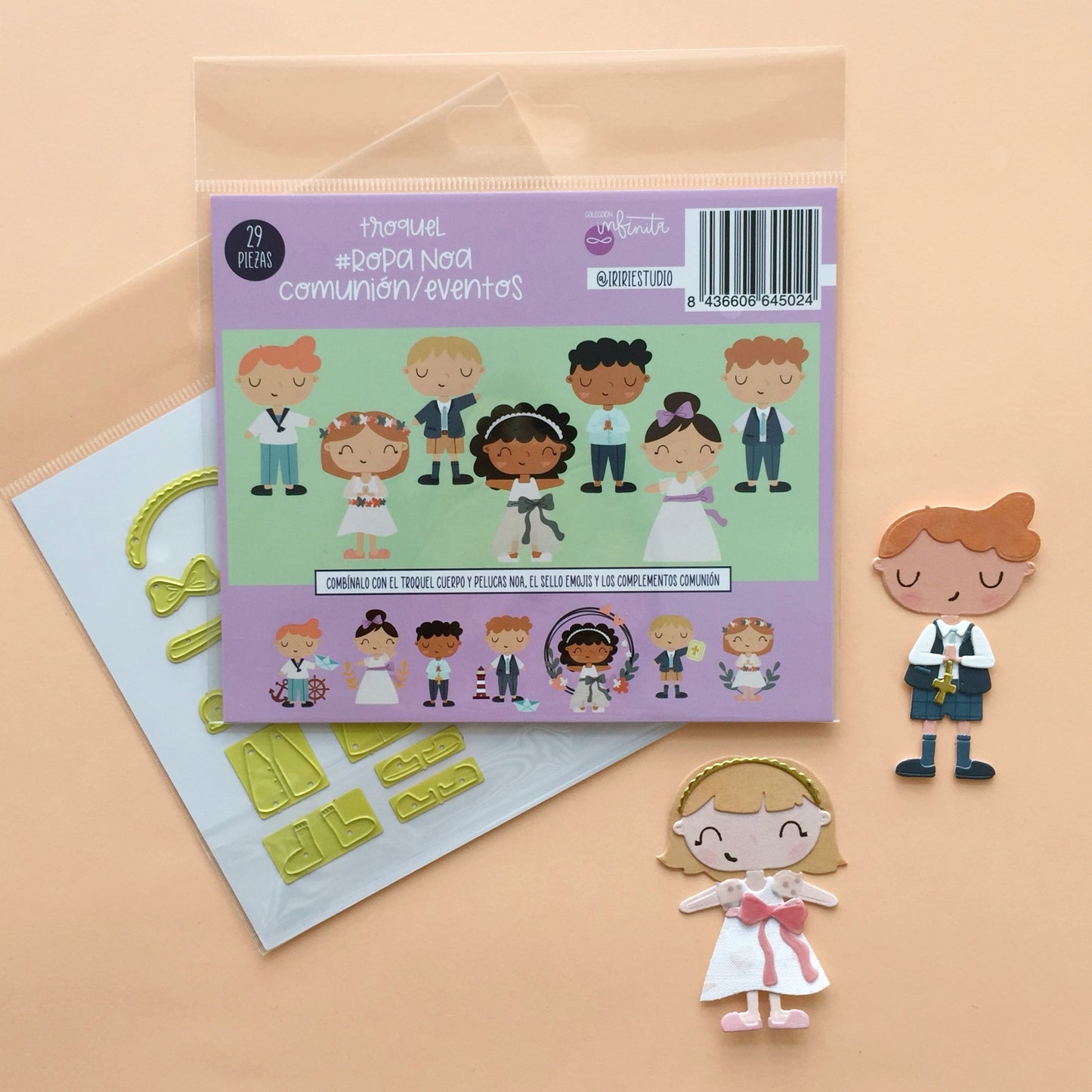 TROQUEL ROPA NOA COMUNIÓN/EVENTOS - BBC Y EVENTOS - COL. INFINITA - SCRAPBOOKING