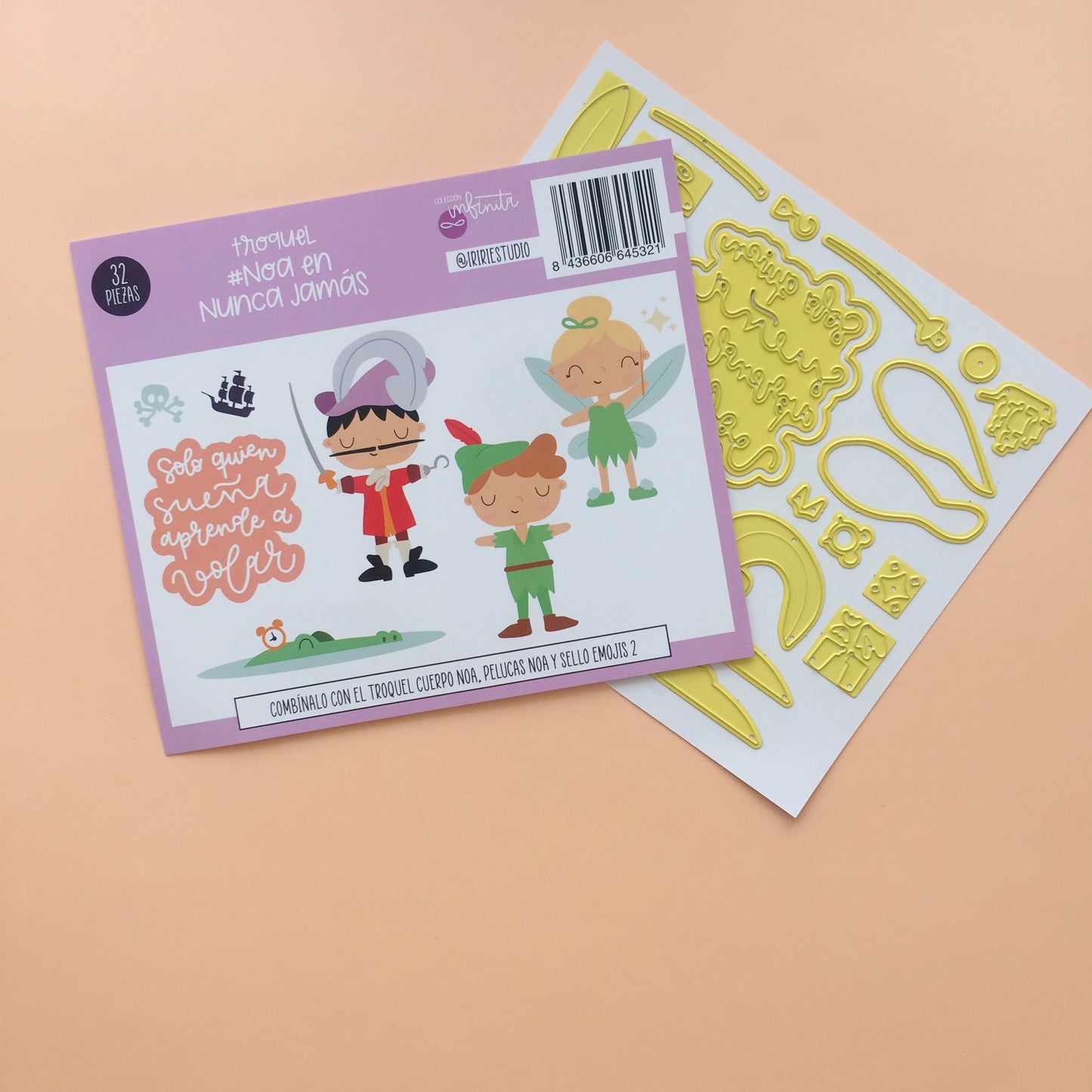 TROQUEL NOA EN NUNCA JAMÁS - COL. INFINITA - SCRAPBOOKING