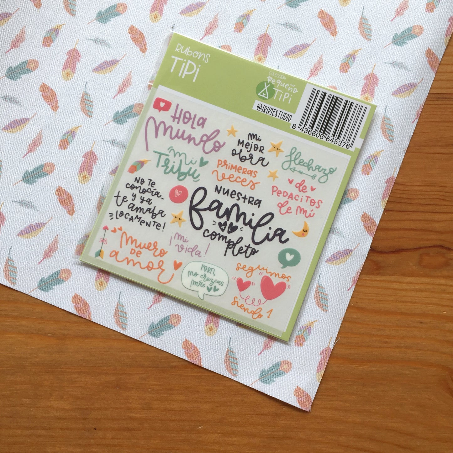 RUBONS PEQUEÑO TIPI - ( PEGATINAS ) -SCRAPBOOKING