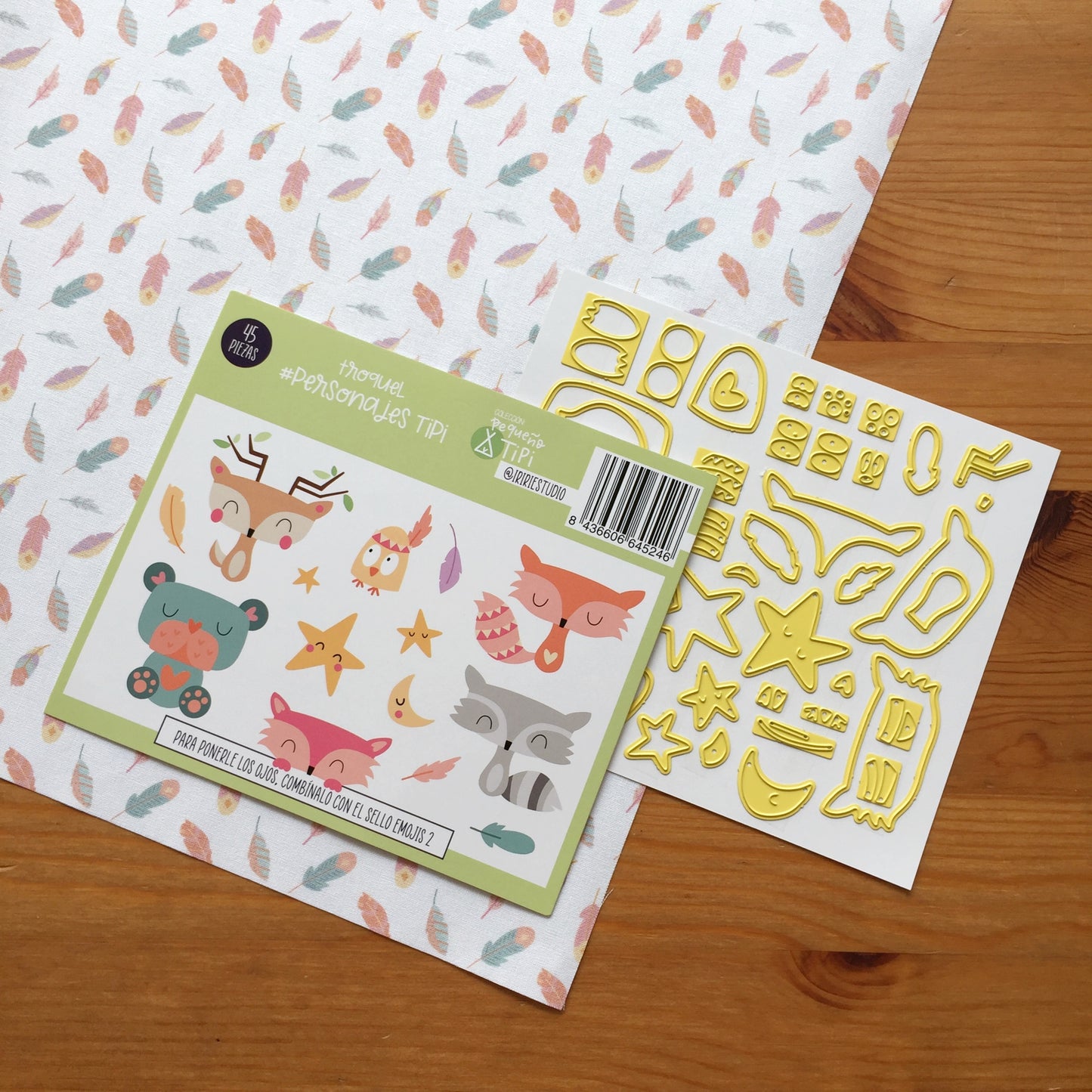 TROQUEL PERSONAJES TIPI - PEQUEÑO TIPI - SCRAPBOOKING