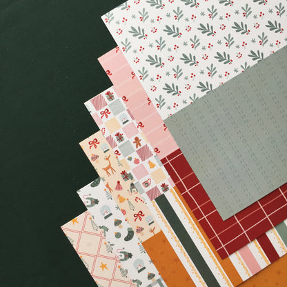 PAPELES MINI ESTAMPADOS FRANELA - COLEC. INFINITA - SCRAPBOOKING