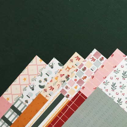 PAPELES MINI ESTAMPADOS FRANELA - COLEC. INFINITA - SCRAPBOOKING