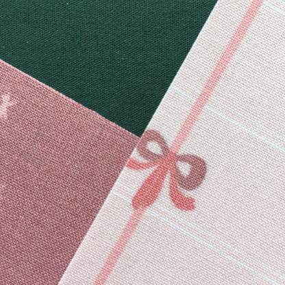 PACK 2 TELAS DE ENCUADERNAR LAZOS DE AMOR - FRANELA - SCRAPBOOKING