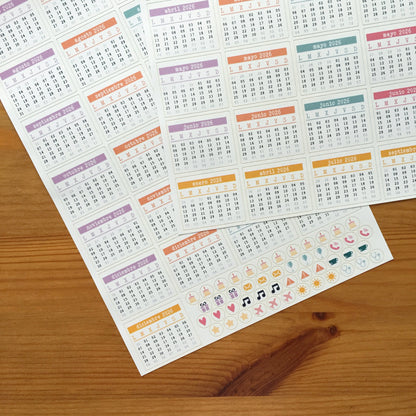 PEGATINAS MI PLAN 2026 - ORGANIZACIÓN - IMPERDIBLES - SCRAPBOOKING