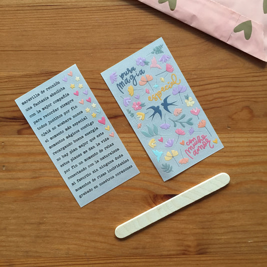 RUBONS FRASES + FLORES - EXCLUSIVO SCRAPLENDARIO 2025 - SCRAPBOOKING