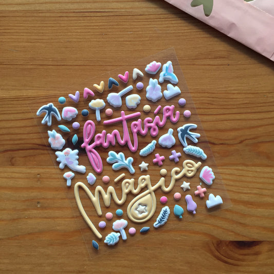 PUFFYS FANTASÍA - EXCLUSIVO SCRAPLENDARIO 2025 - SCRAPBOOKING