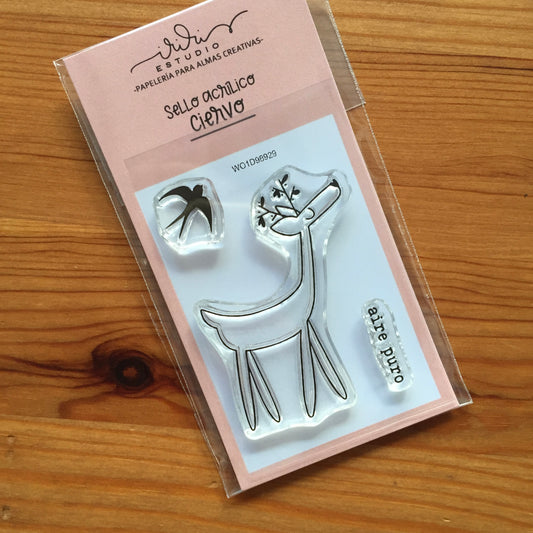 SELLO CIERVO - EXCLUSIVO SCRAPLENDARIO 2025 -SCRAPBOOKING