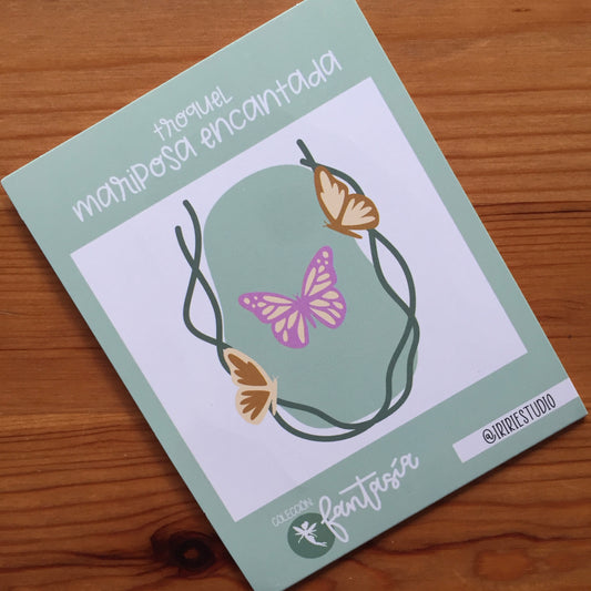 TROQUEL MARIPOSA - EXCLUSIVO SCRAPLENDARIO 2025 - SCRAPBOOKING