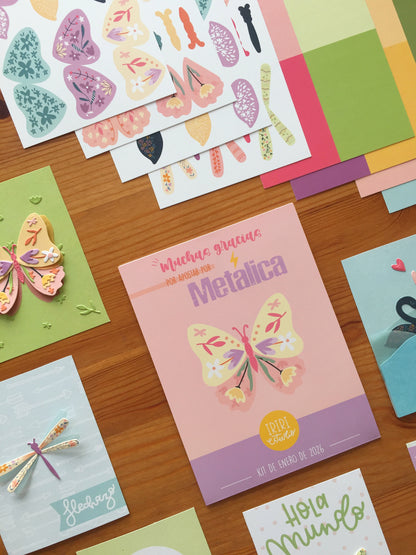 KIT METÁLICA ENERO 2026 - EXCLUSIVO SUSCRIPTORAS - SCRAPBOOKING