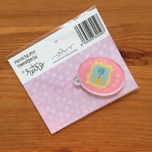 METACRILATO TAMAGOCHI - RETRO - EXCLUSIVO SCRAPLENDARIO 2023 -SCRAPBOOKING