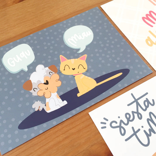 PACK TARJETAS MASCOTAS - GUAYEDRA - REPO BAJO PEDIDO - SCRAPBOOKING
