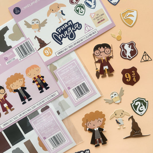 PACK COMPLETO NOVEDADES MAGIA (2 troqueles + 2 troquelables) - INFINITA - SCARPBOOKING